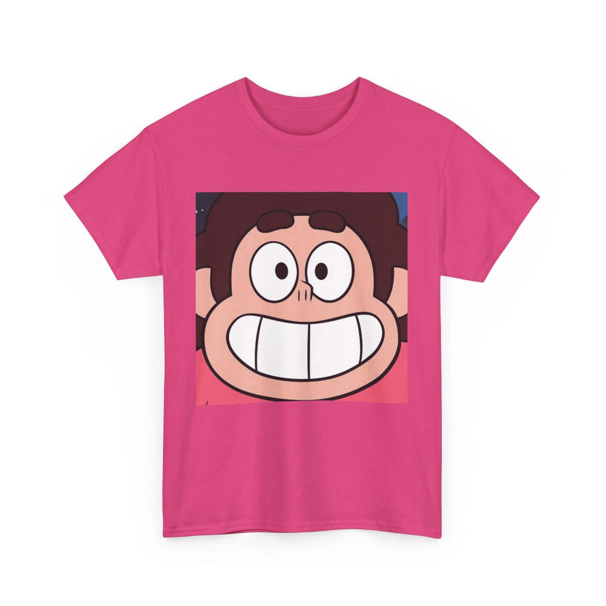 Happy Steven Tee - Unisex Heavy Cotton Tee for Fans