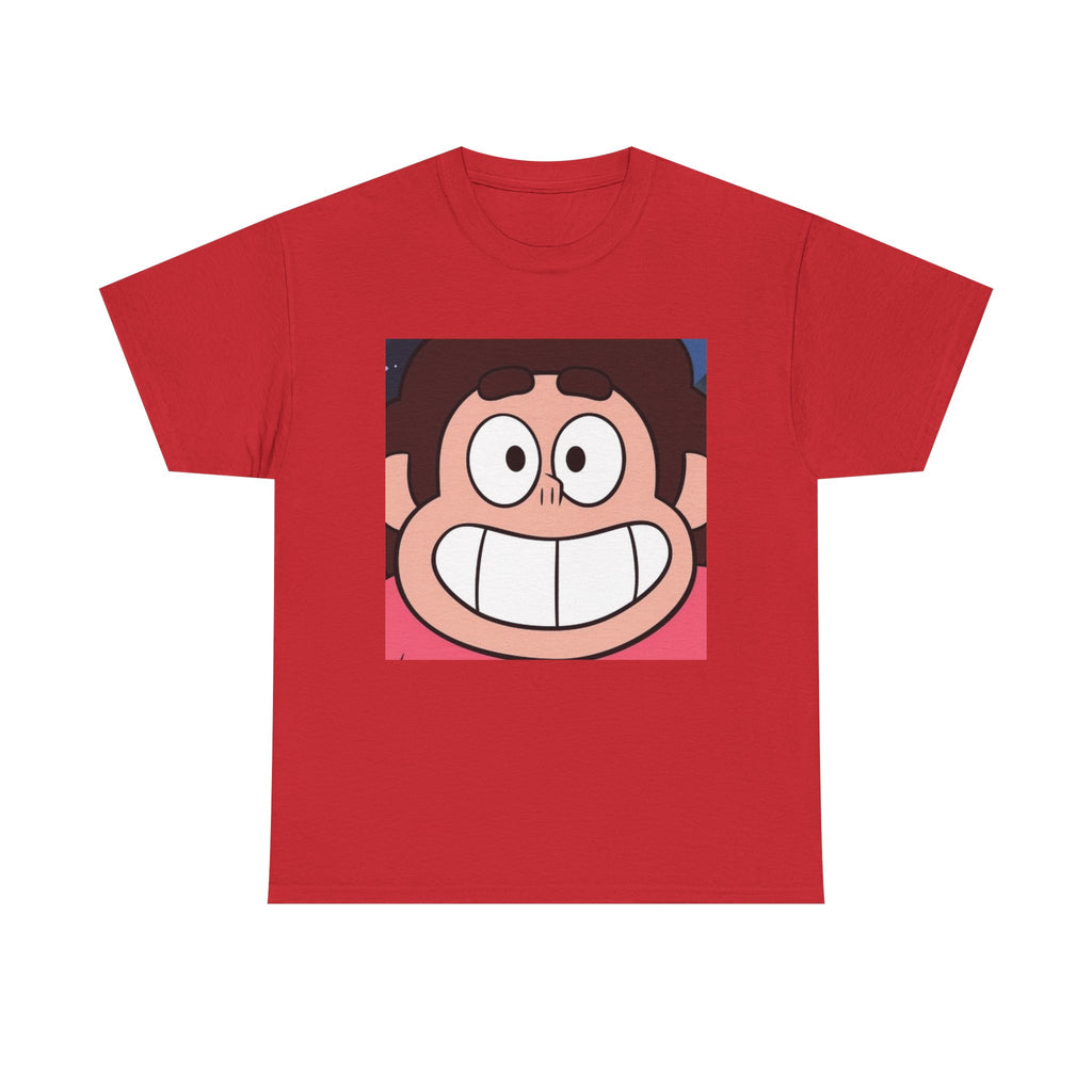 Happy Steven Tee - Unisex Heavy Cotton Tee for Fans