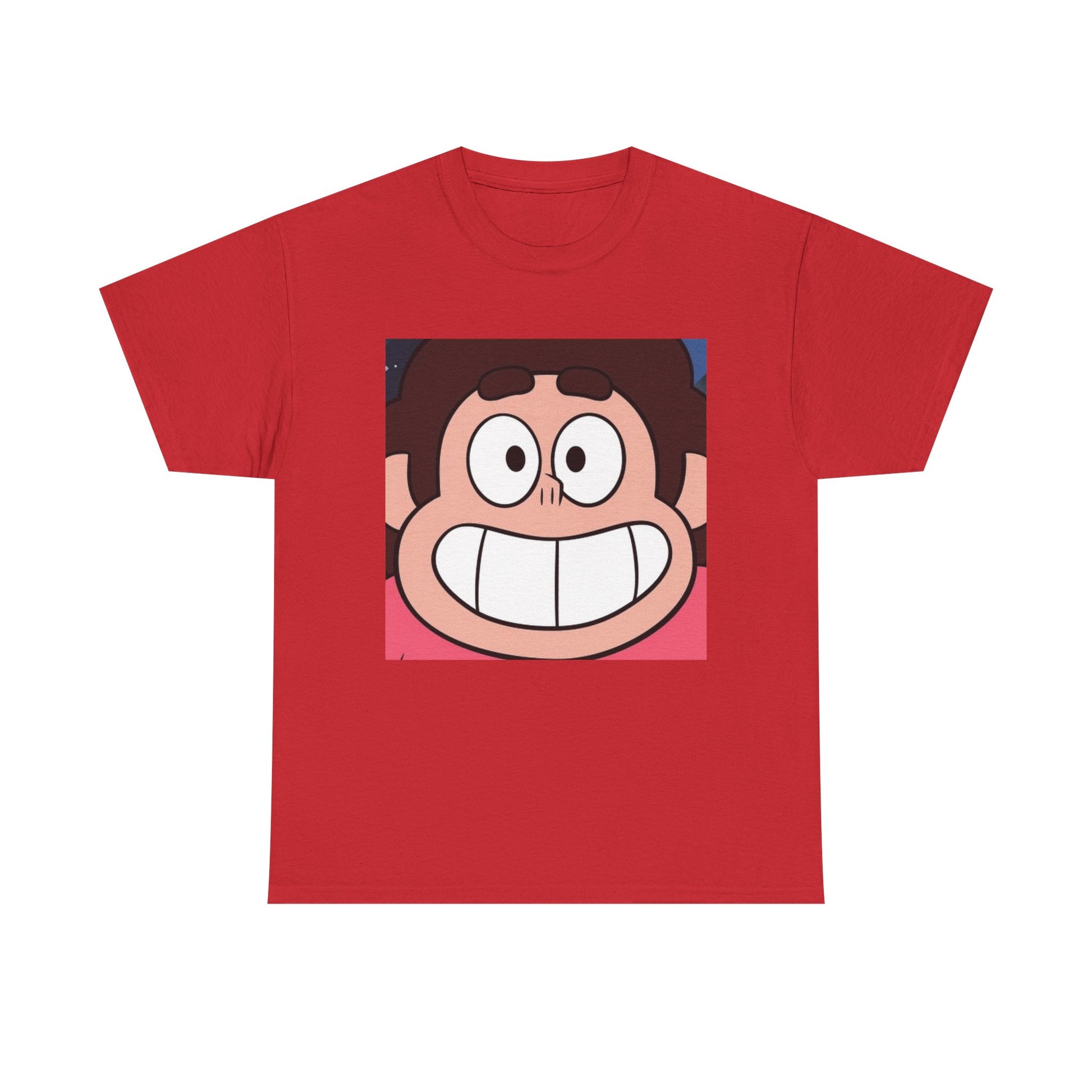 Happy Steven Tee - Unisex Heavy Cotton Tee for Fans