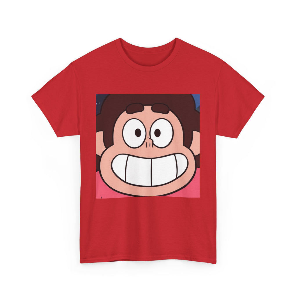 Happy Steven Tee - Unisex Heavy Cotton Tee for Fans
