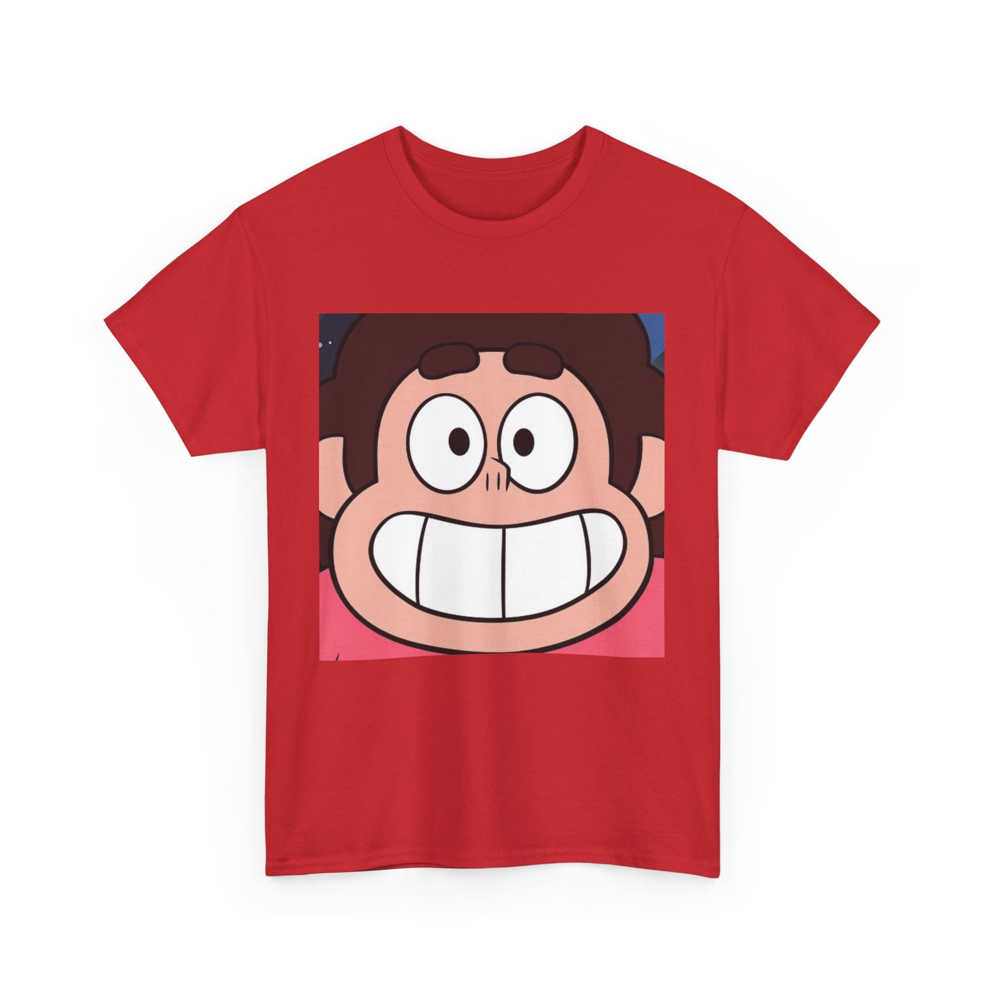 Happy Steven Tee - Unisex Heavy Cotton Tee for Fans