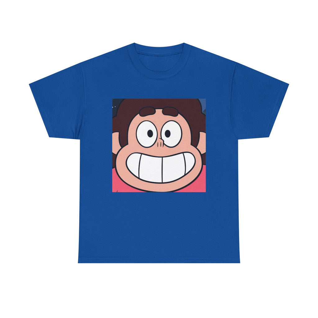 Happy Steven Tee - Unisex Heavy Cotton Tee for Fans
