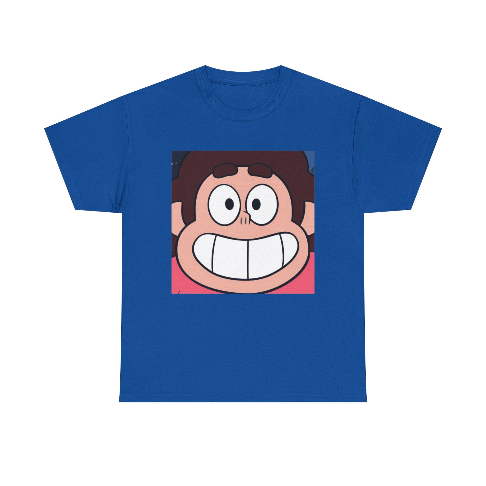 Happy Steven Tee - Unisex Heavy Cotton Tee for Fans