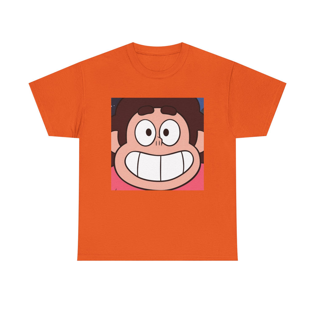 Happy Steven Tee - Unisex Heavy Cotton Tee for Fans