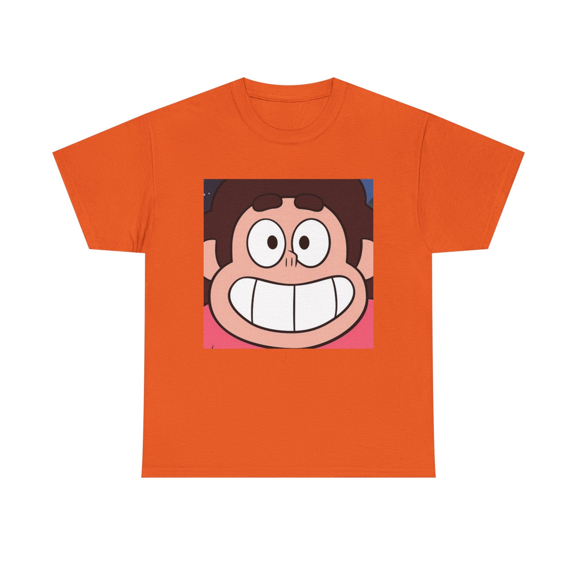 Happy Steven Tee - Unisex Heavy Cotton Tee for Fans