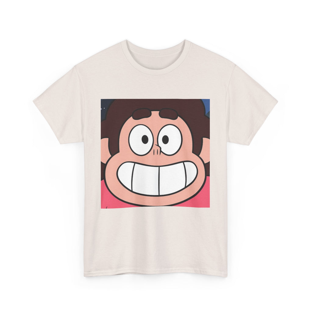 Happy Steven Tee - Unisex Heavy Cotton Tee for Fans