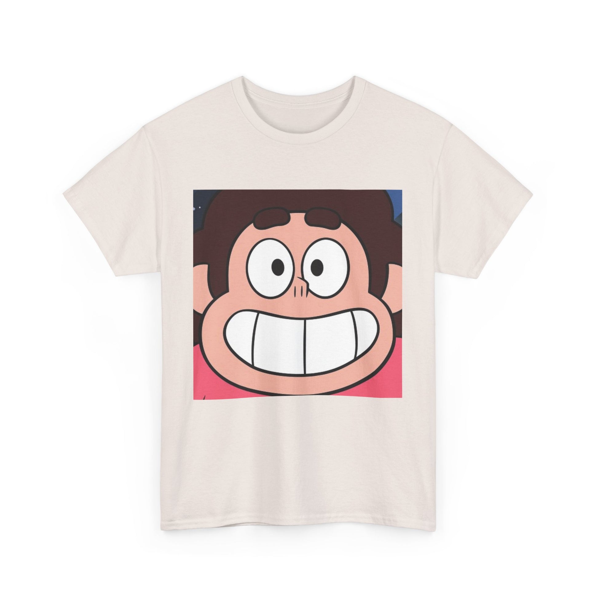 Happy Steven Tee - Unisex Heavy Cotton Tee for Fans