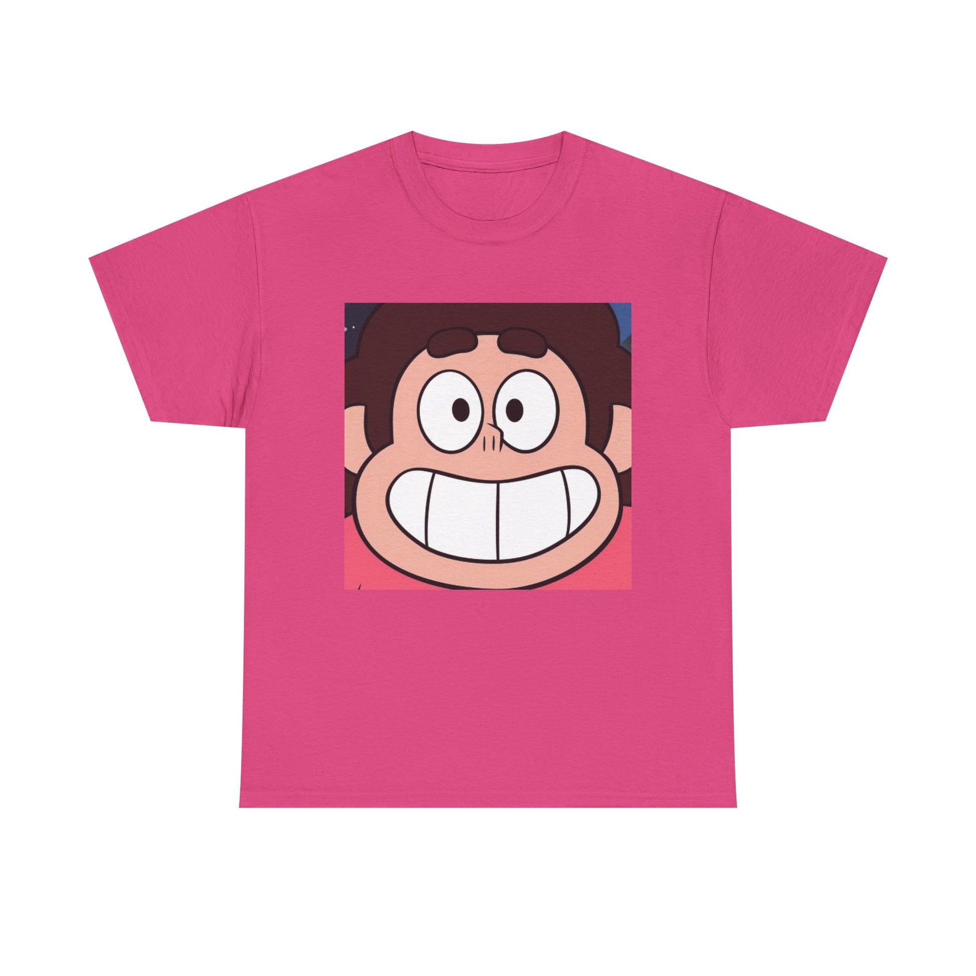 Happy Steven Tee - Unisex Heavy Cotton Tee for Fans