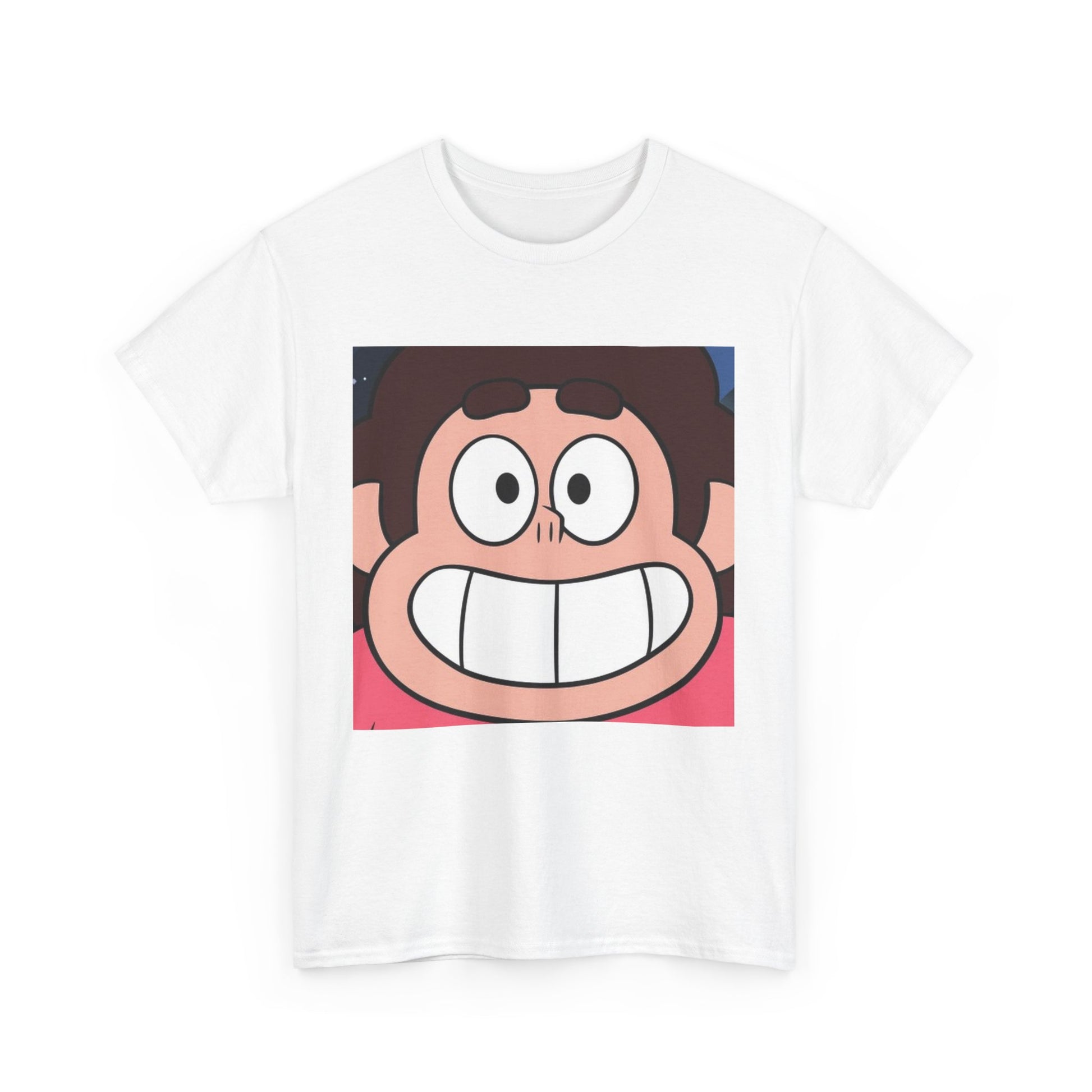 Happy Steven Tee - Unisex Heavy Cotton Tee for Fans