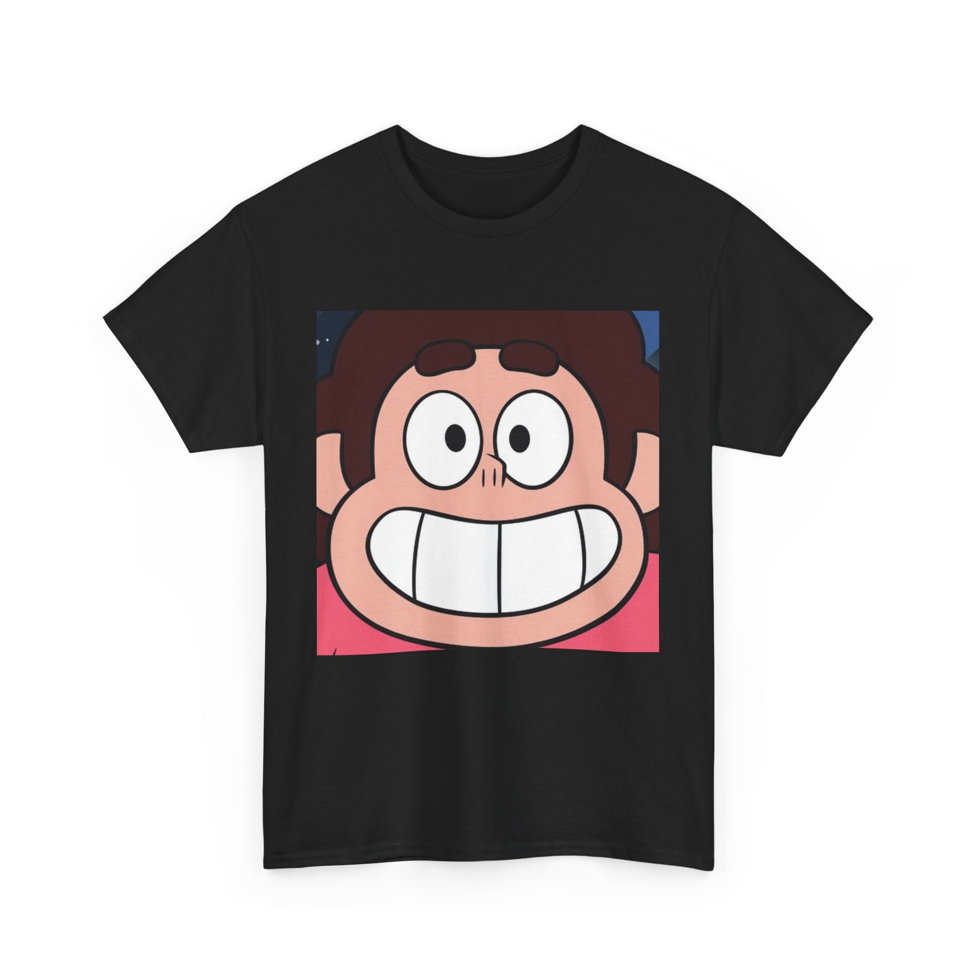 Happy Steven Tee - Unisex Heavy Cotton Tee for Fans