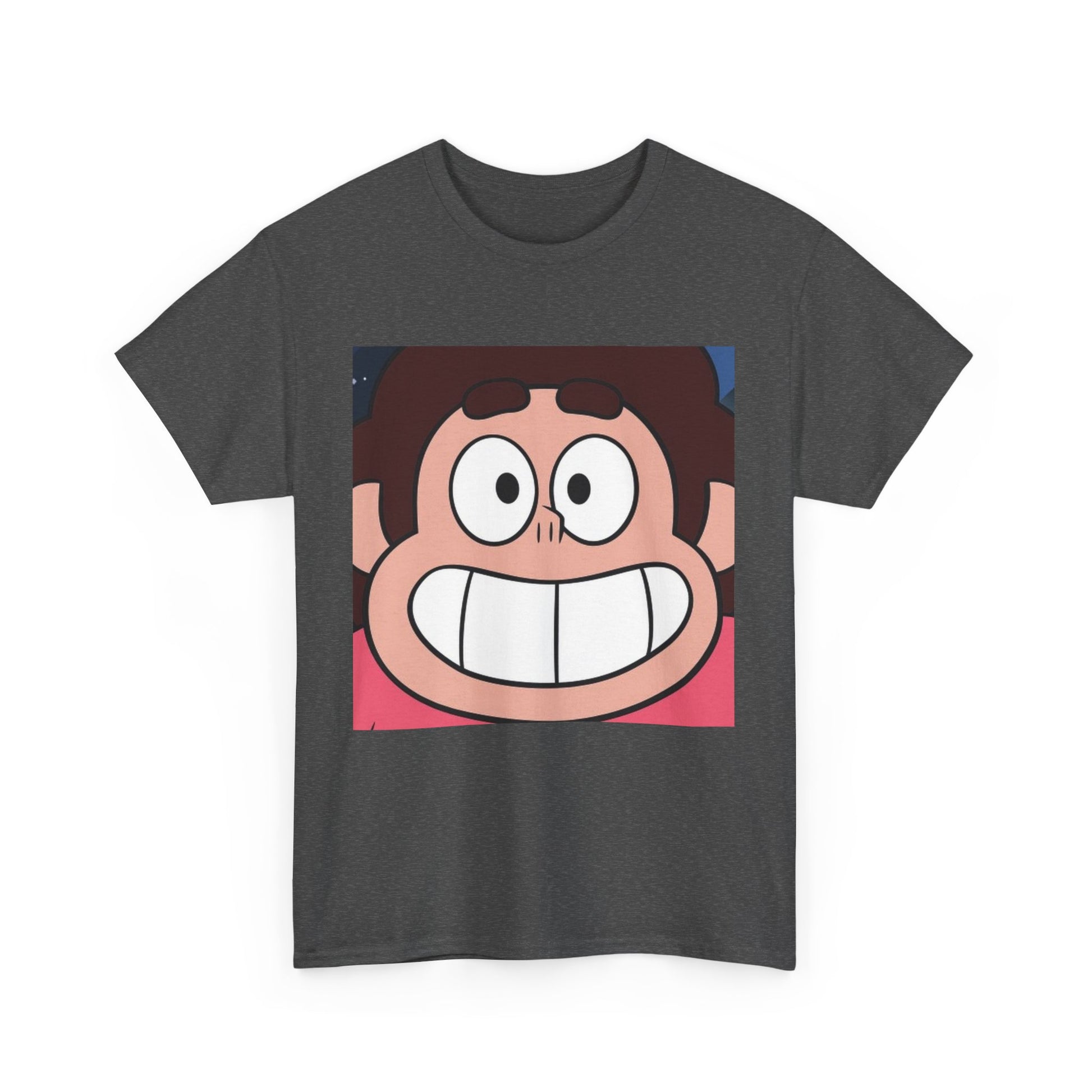 Happy Steven Tee - Unisex Heavy Cotton Tee for Fans