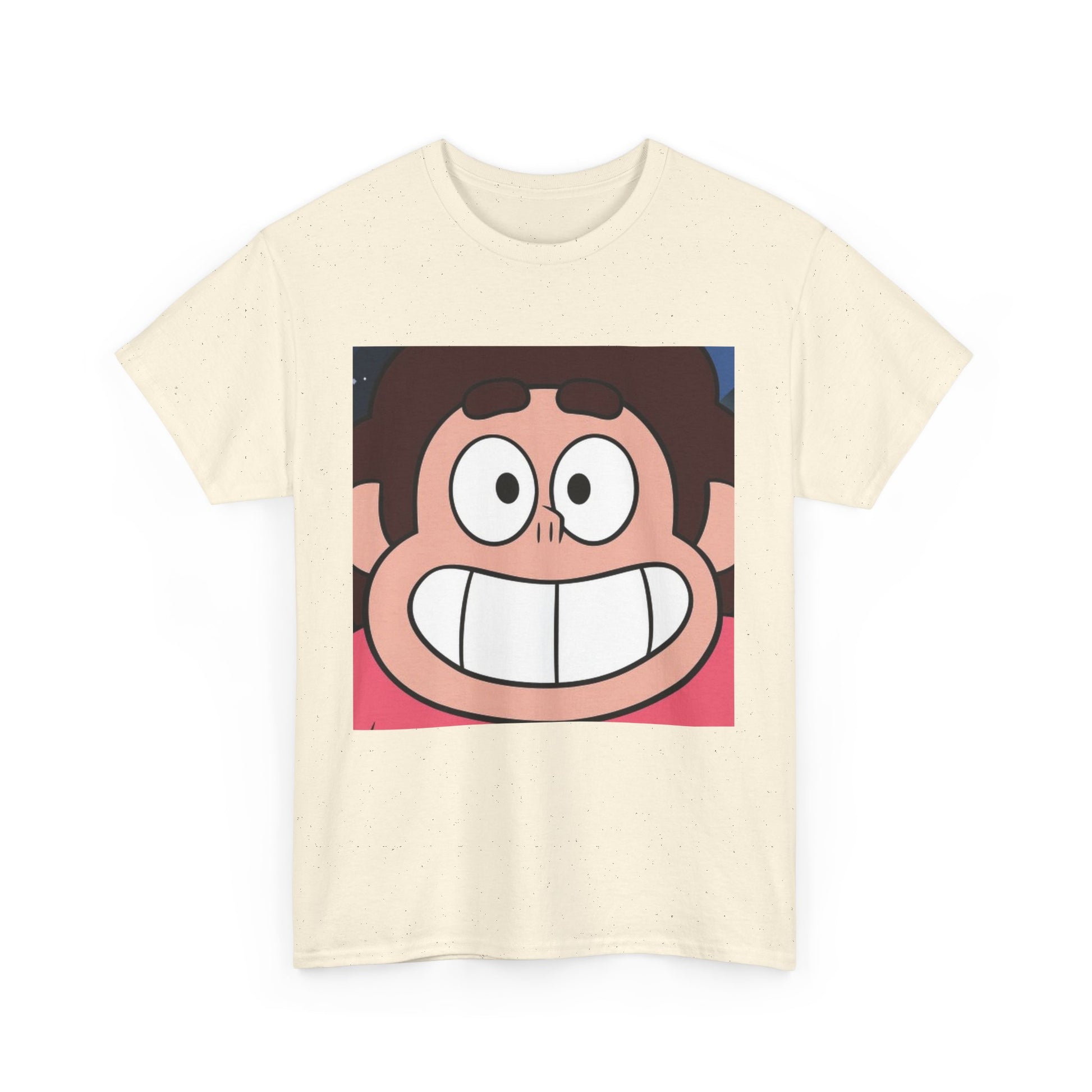 Happy Steven Tee - Unisex Heavy Cotton Tee for Fans