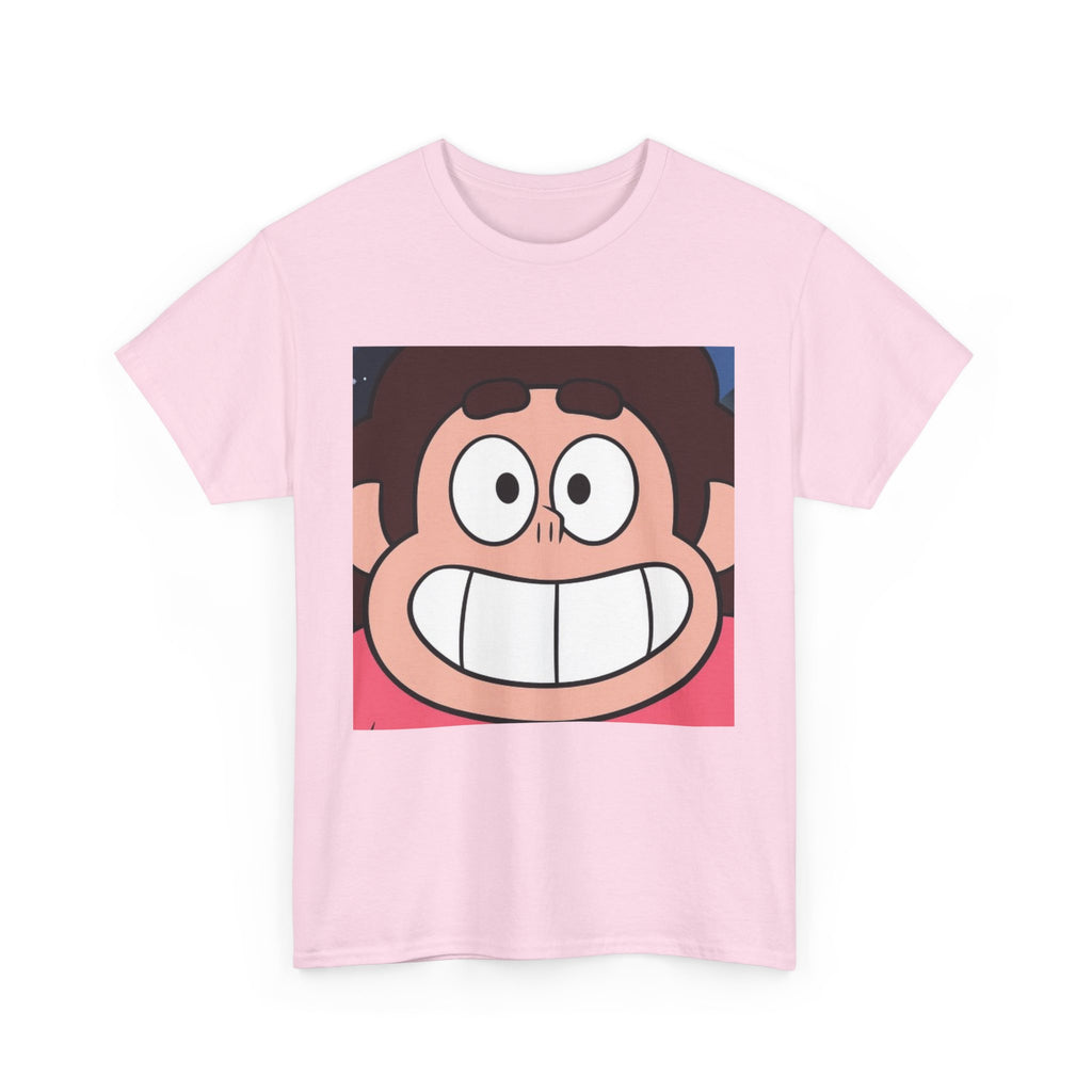 Happy Steven Tee - Unisex Heavy Cotton Tee for Fans