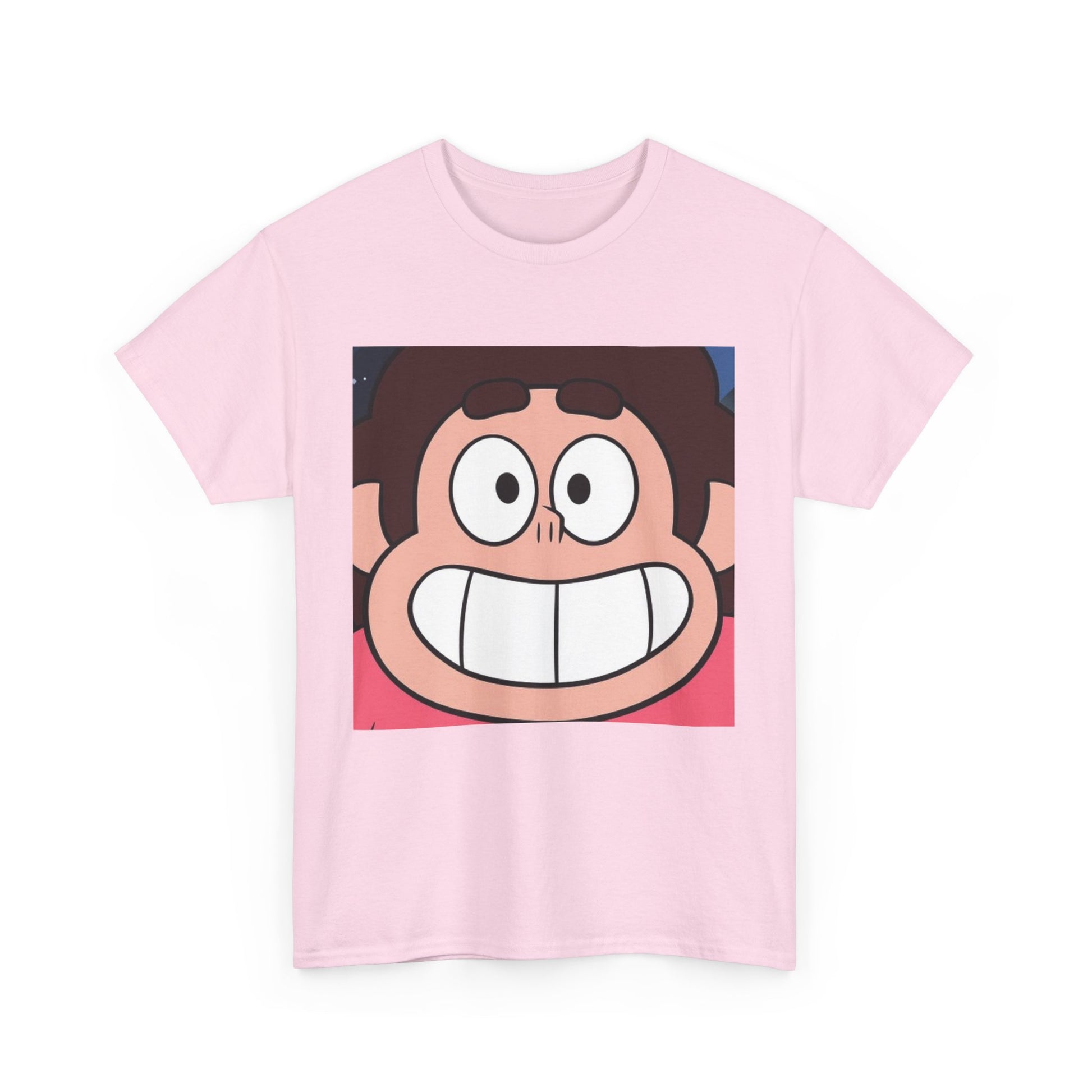 Happy Steven Tee - Unisex Heavy Cotton Tee for Fans