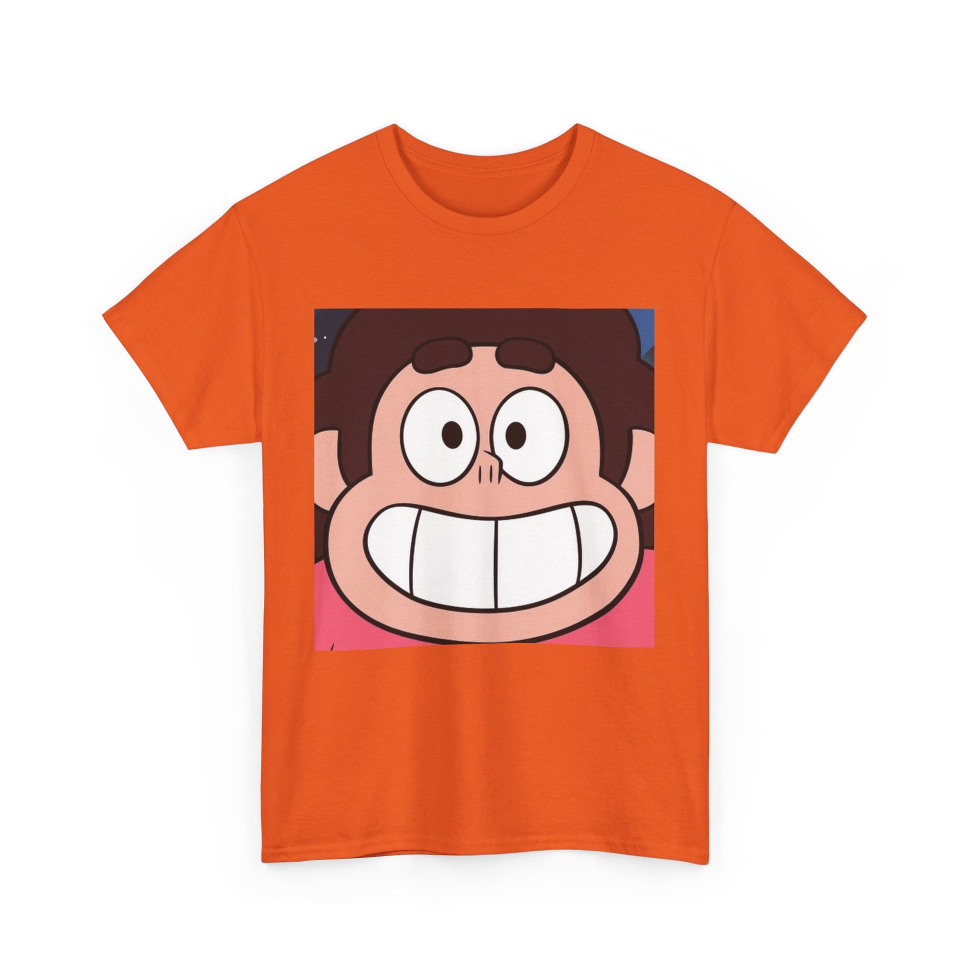 Happy Steven Tee - Unisex Heavy Cotton Tee for Fans