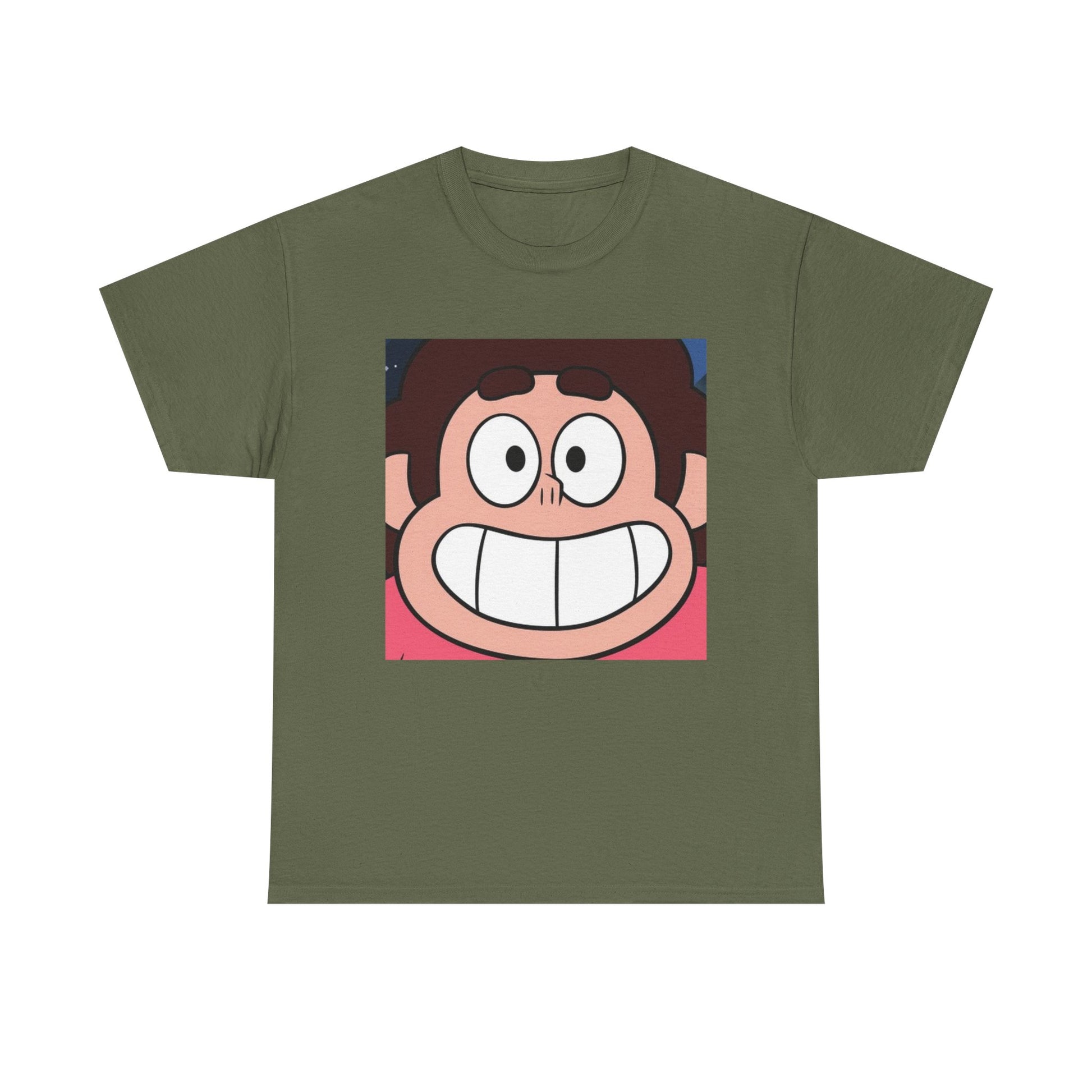 Happy Steven Tee - Unisex Heavy Cotton Tee for Fans