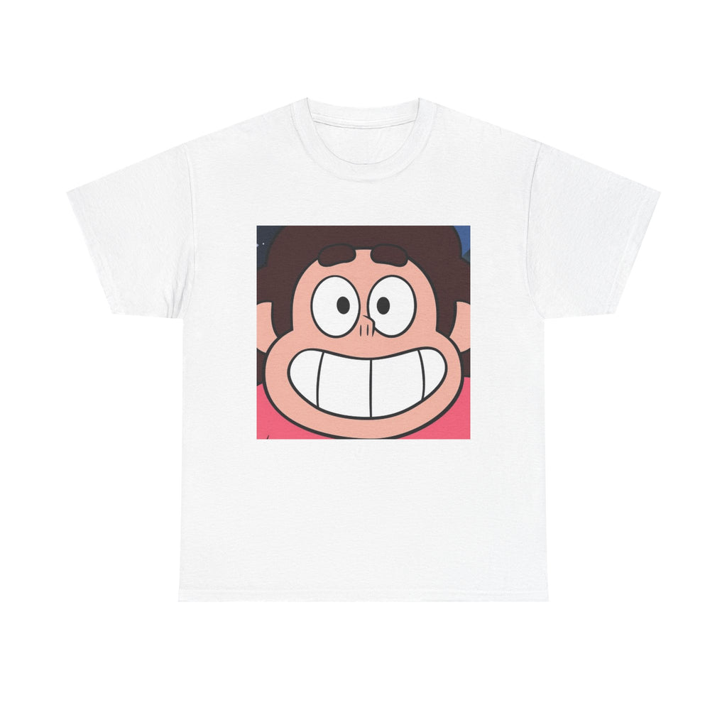 Happy Steven Tee - Unisex Heavy Cotton Tee for Fans