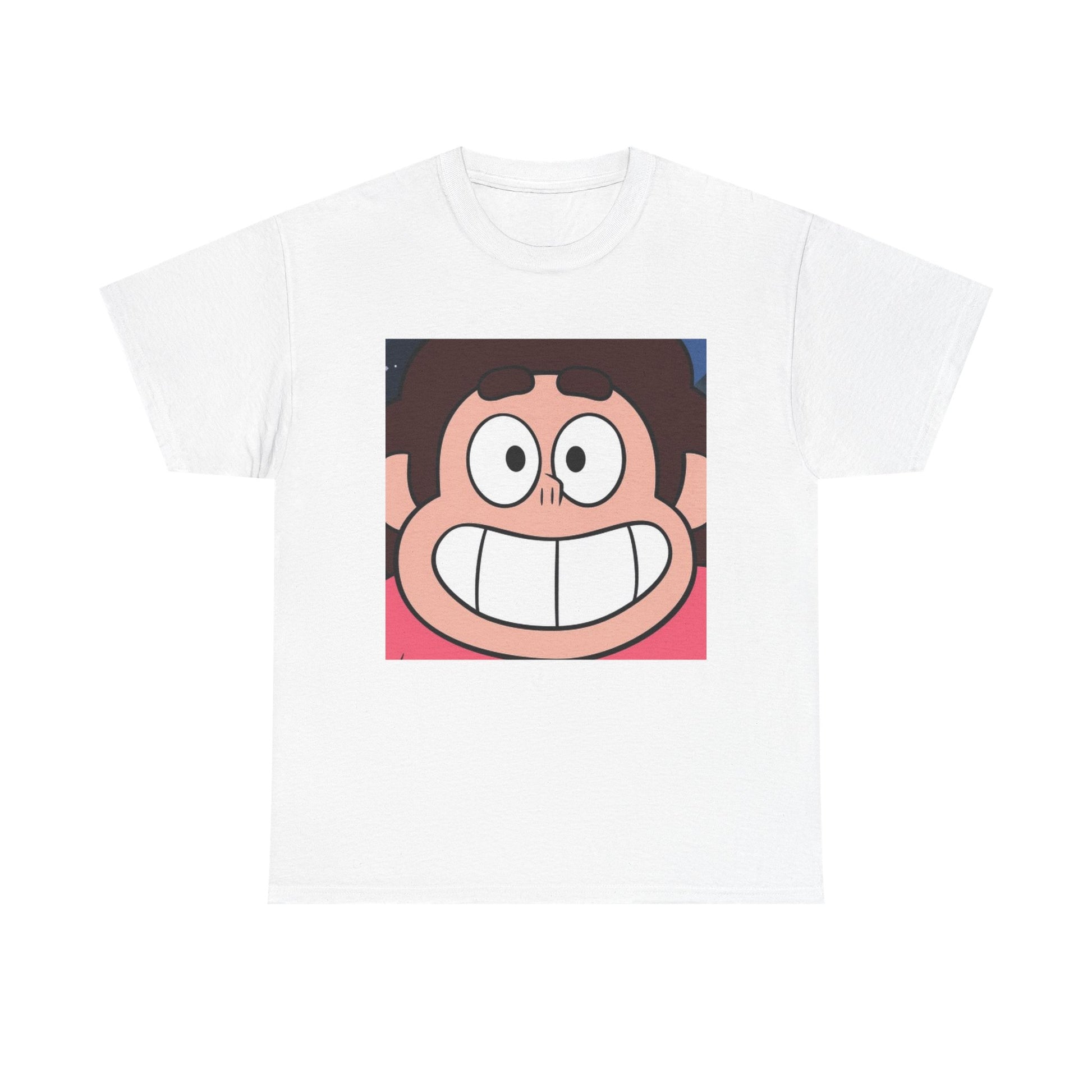 Happy Steven Tee - Unisex Heavy Cotton Tee for Fans