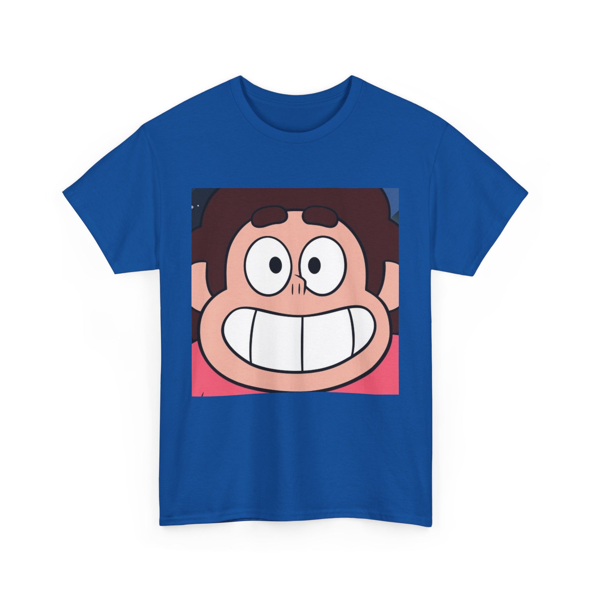 Happy Steven Tee - Unisex Heavy Cotton Tee for Fans